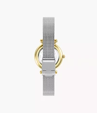 Carlie Mini Three-Hand Stainless Steel Watch