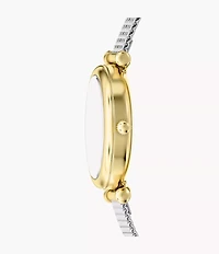 Carlie Mini Three-Hand Stainless Steel Watch