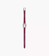 Raquel Mini Two-Hand Pink Leather Watch