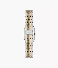 Raquel Mini Three-Hand Two-Tone Stainless Steel Watch