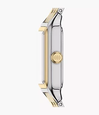 Raquel Mini Three-Hand Two-Tone Stainless Steel Watch