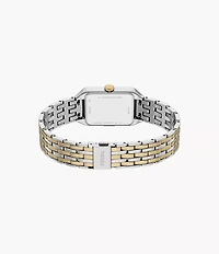 Raquel Mini Three-Hand Two-Tone Stainless Steel Watch