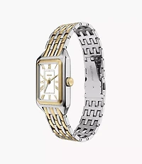 Raquel Mini Three-Hand Two-Tone Stainless Steel Watch