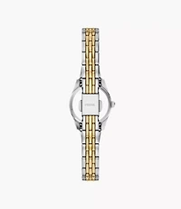 Scarlette Mini Three-Hand Two-Tone Stainless Steel Watch