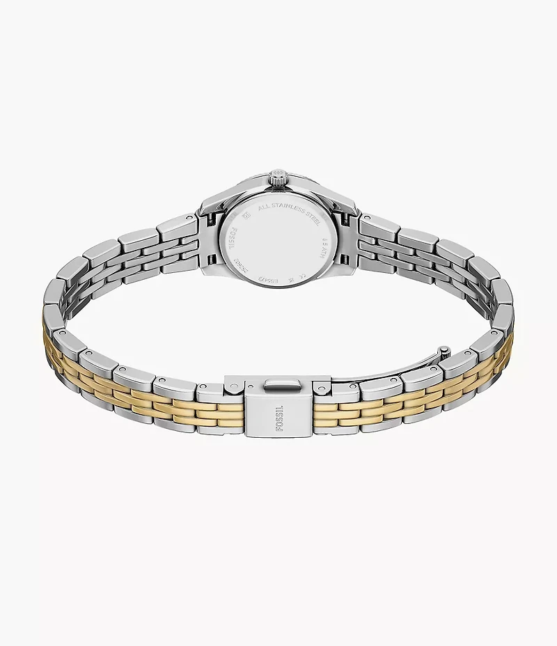 Scarlette Mini Three-Hand Two-Tone Stainless Steel Watch
