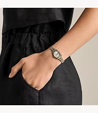 Scarlette Mini Three-Hand Two-Tone Stainless Steel Watch