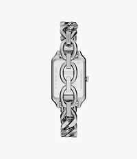 Raquel Three-Hand Stainless Steel Watch