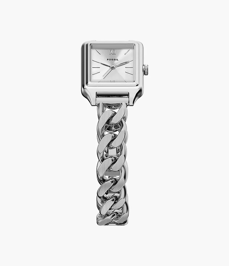 Raquel Three-Hand Stainless Steel Watch