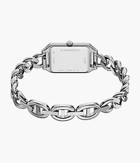 Raquel Three-Hand Stainless Steel Watch