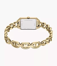 Raquel Three-Hand Gold-Tone Stainless Steel Watch