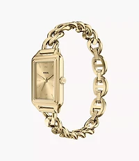 Raquel Three-Hand Gold-Tone Stainless Steel Watch