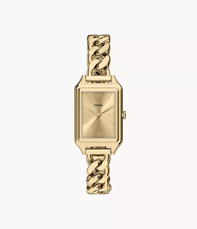 Raquel Three-Hand Gold-Tone Stainless Steel Watch