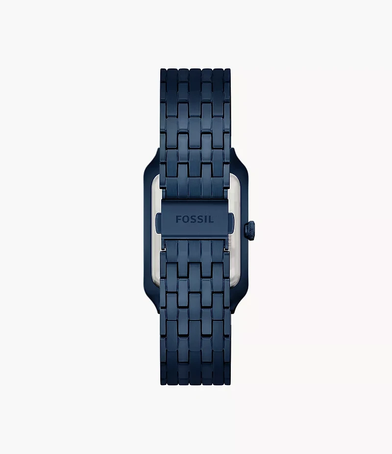 Raquel Three-Hand Navy Stainless Steel Watch