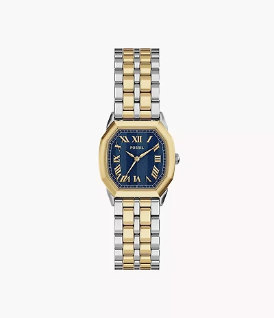 Harlow Three-Hand Two-Tone Stainless Steel Watch