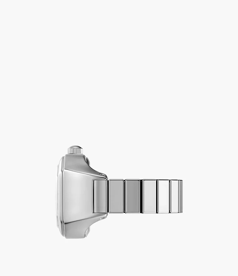 Harlow Watch Ring Two-Hand Stainless Steel
