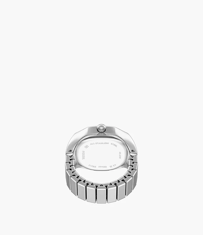 Harlow Watch Ring Two-Hand Stainless Steel