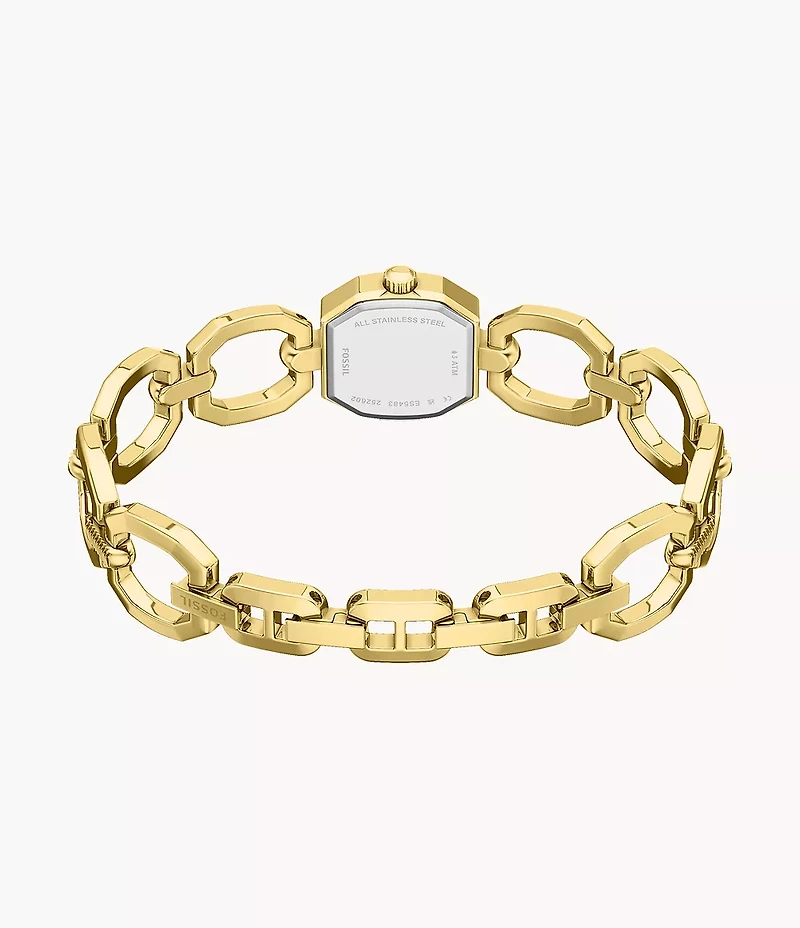 Harlow Mini Two-Hand Gold-Tone Stainless Steel Watch