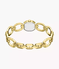 Harlow Mini Two-Hand Gold-Tone Stainless Steel Watch