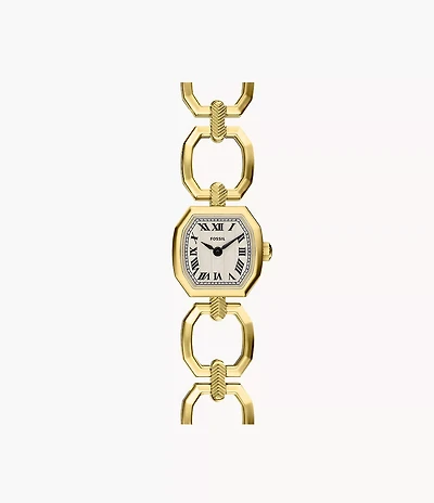 Harlow Mini Two-Hand Gold-Tone Stainless Steel Watch
