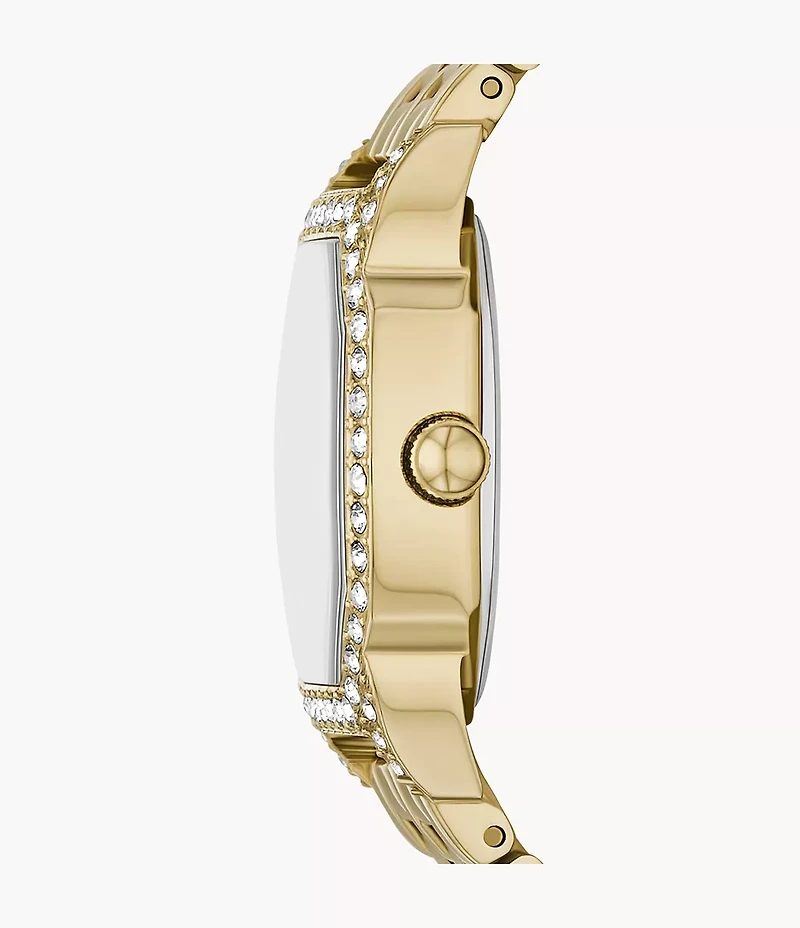 Harlow Three-Hand Gold-Tone Stainless Steel Watch
