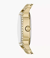 Harlow Three-Hand Gold-Tone Stainless Steel Watch
