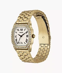 Harlow Three-Hand Gold-Tone Stainless Steel Watch