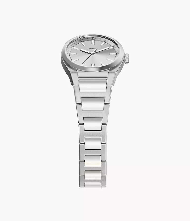 Everett 27mm Three-Hand Stainless Steel Watch