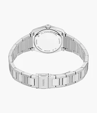 Everett 27mm Three-Hand Stainless Steel Watch