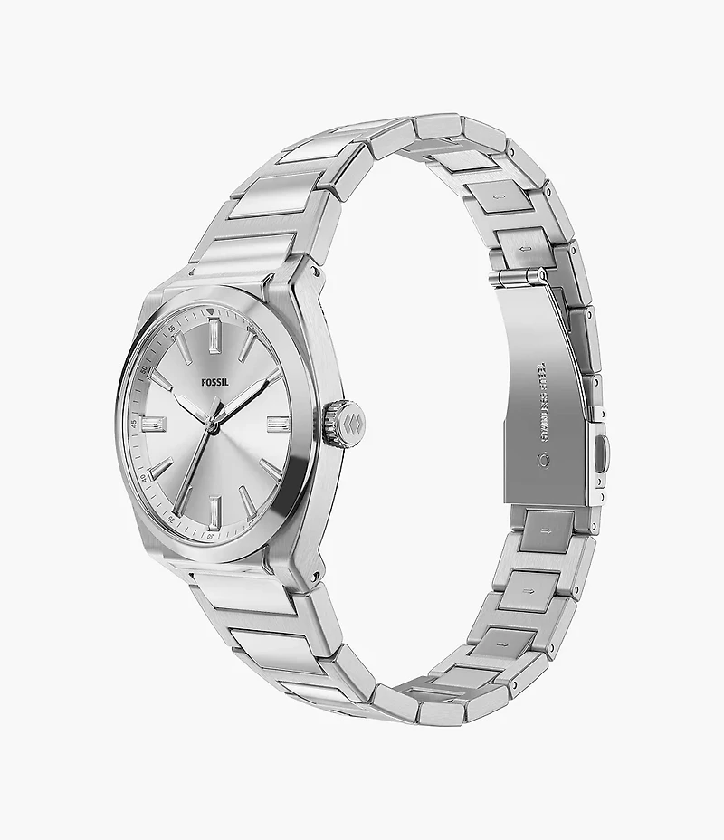 Everett 27mm Three-Hand Stainless Steel Watch
