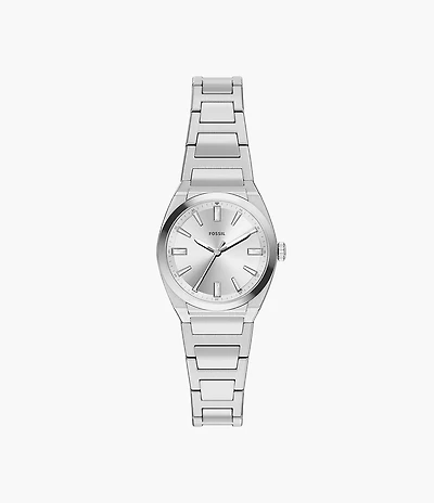Everett 27mm Three-Hand Stainless Steel Watch