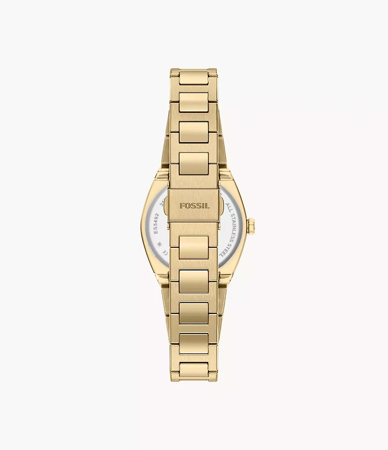 Everett 27mm Three-Hand Gold-Tone Stainless Steel Watch