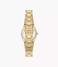 Everett 27mm Three-Hand Gold-Tone Stainless Steel Watch