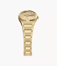 Everett 27mm Three-Hand Gold-Tone Stainless Steel Watch