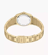 Everett 27mm Three-Hand Gold-Tone Stainless Steel Watch
