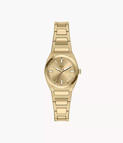 Everett 27mm Three-Hand Gold-Tone Stainless Steel Watch