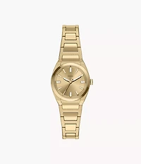 Everett 27mm Three-Hand Gold-Tone Stainless Steel Watch