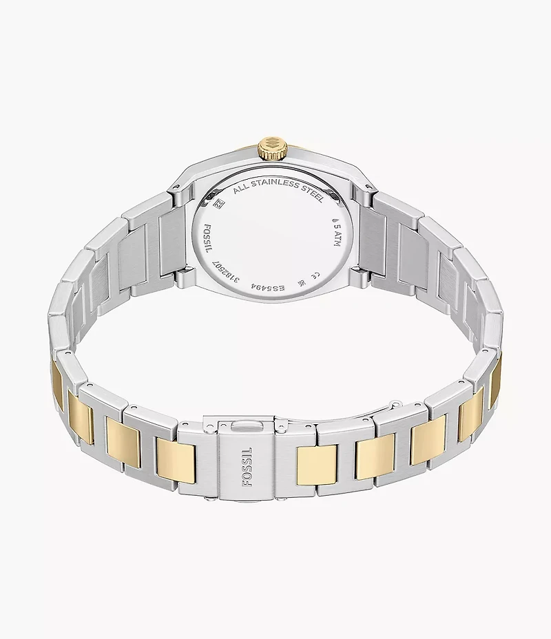 Everett 27mm Three-Hand Two-Tone Stainless Steel Watch