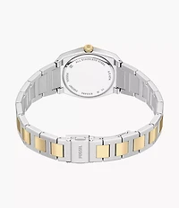 Everett 27mm Three-Hand Two-Tone Stainless Steel Watch