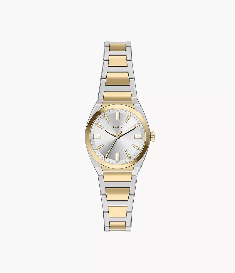 Everett 27mm Three-Hand Two-Tone Stainless Steel Watch