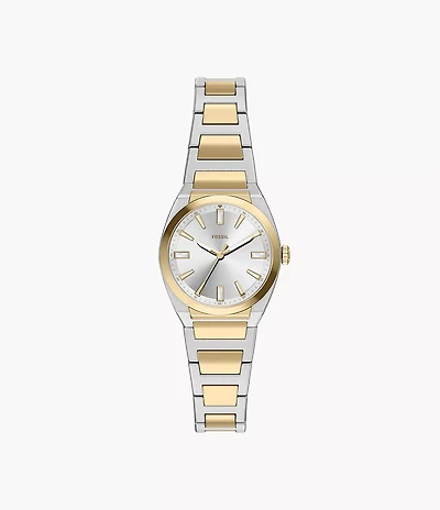 Everett 27mm Three-Hand Two-Tone Stainless Steel Watch