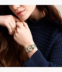 Everett 27mm Three-Hand Two-Tone Stainless Steel Watch