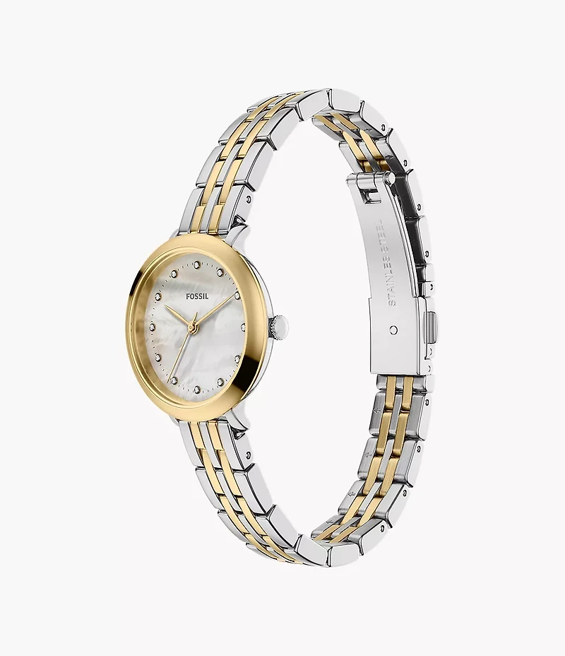 Heidi 26mm Three-Hand Two-Tone Stainless Steel Watch