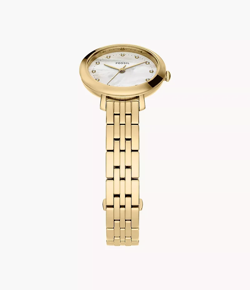 Heidi 26mm Three-Hand Gold-Tone Stainless Steel Watch