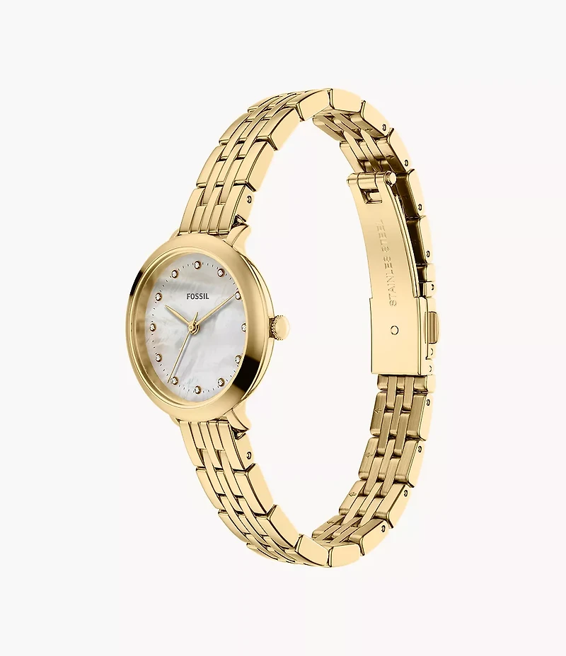 Heidi 26mm Three-Hand Gold-Tone Stainless Steel Watch