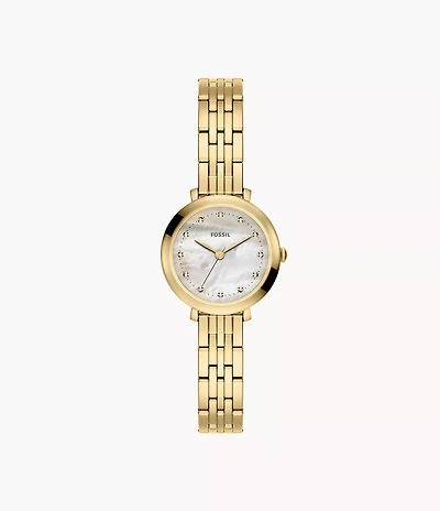 Heidi 26mm Three-Hand Gold-Tone Stainless Steel Watch