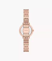 Heidi 26mm Three-Hand Rose Gold-Tone Stainless Steel Watch