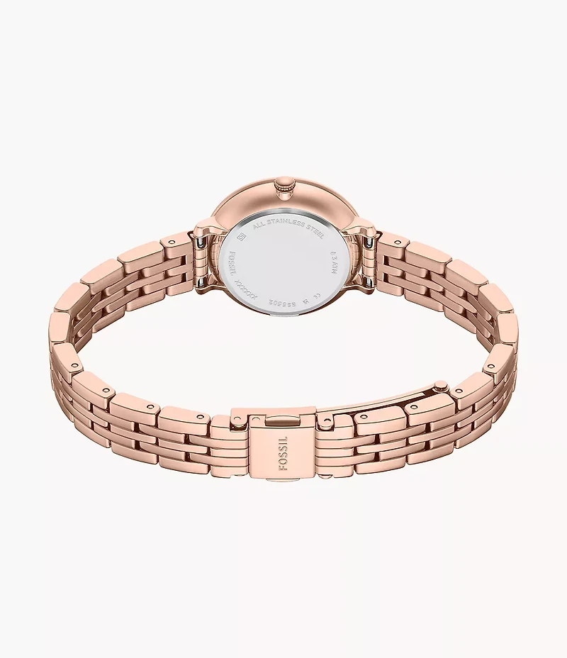 Heidi 26mm Three-Hand Rose Gold-Tone Stainless Steel Watch