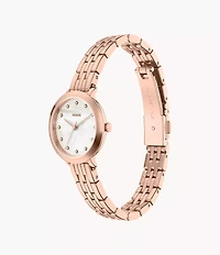 Heidi 26mm Three-Hand Rose Gold-Tone Stainless Steel Watch