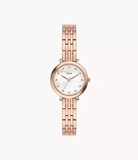 Heidi 26mm Three-Hand Rose Gold-Tone Stainless Steel Watch