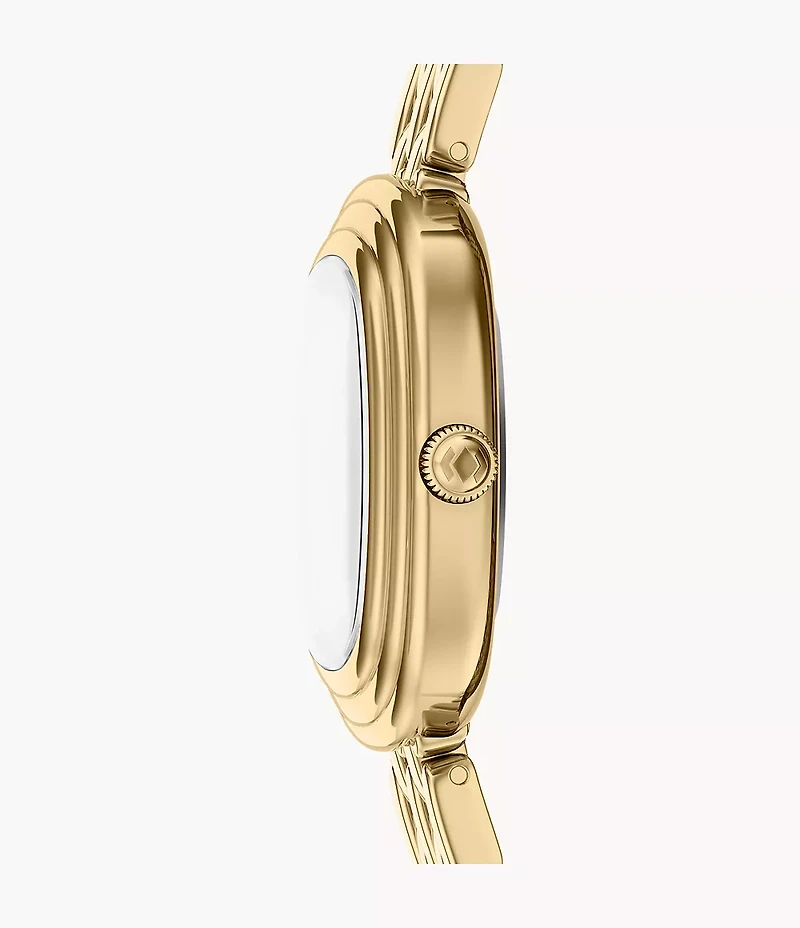 Emerson 30mm Three-Hand Gold-Tone Stainless Steel Watch